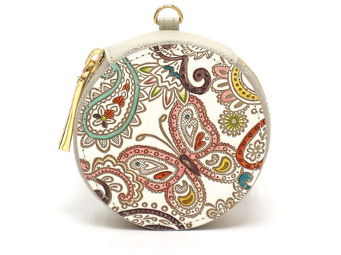 Paisley Macaron Pouch