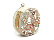 Paisley Macaron Pouch