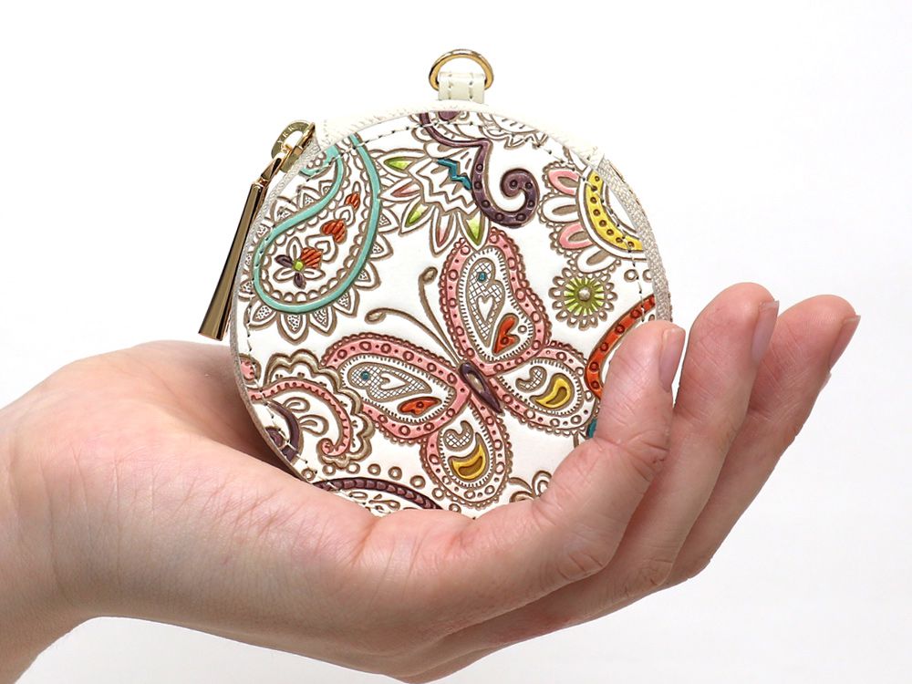 Paisley Macaron Pouch