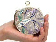 Betta (Purple) Macaron Pouch