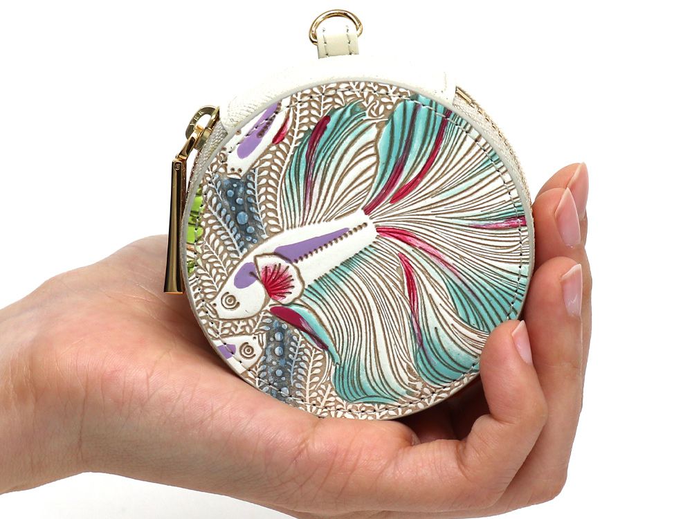 Betta (Green) Macaron Pouch