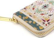Golden Tapestry Zippered Coin Purse