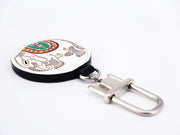 White Elephant Key Ring