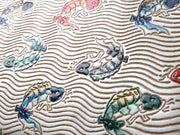 Carps leaping the waterfall  Zippered Long Wallet