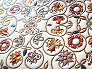 KINKARAKOBANA - Small Golden Flowers Macaron Pouch