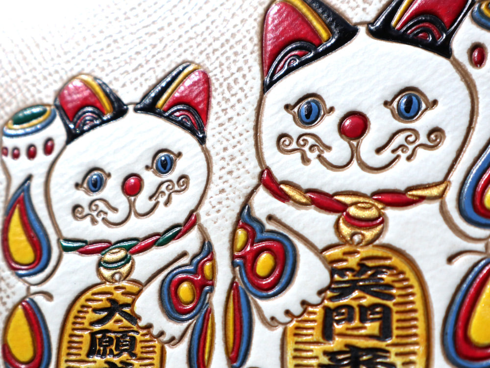 MANEKINEKO(Lucky cat) Thin Card Case