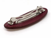 Gears Of Time (Red-Black) Hair Clip