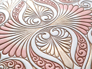 Rocaille (Pink) Zippered Coin Purse