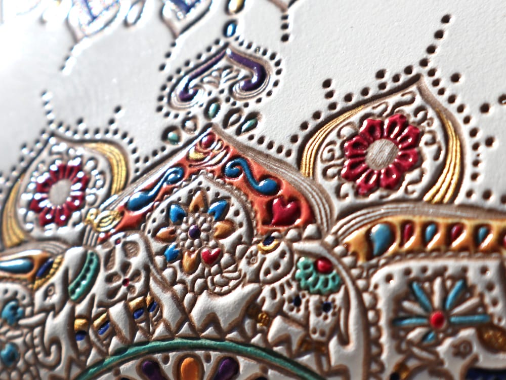 Elephant Carnival GAMASATSU Square Billfold with Clasp