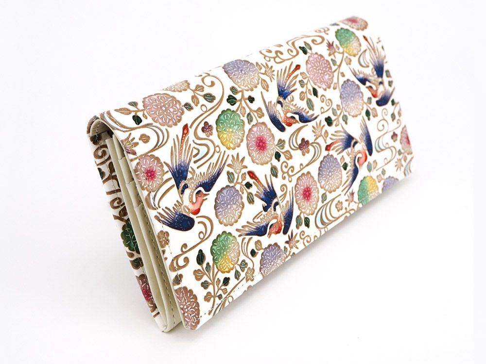 KACHO - Birds and Flowers Long Wallet