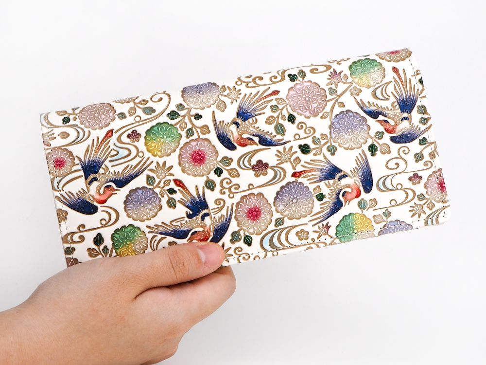 KACHO - Birds and Flowers Long Wallet