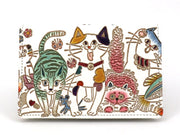 Cats Double Sided Business Card Case