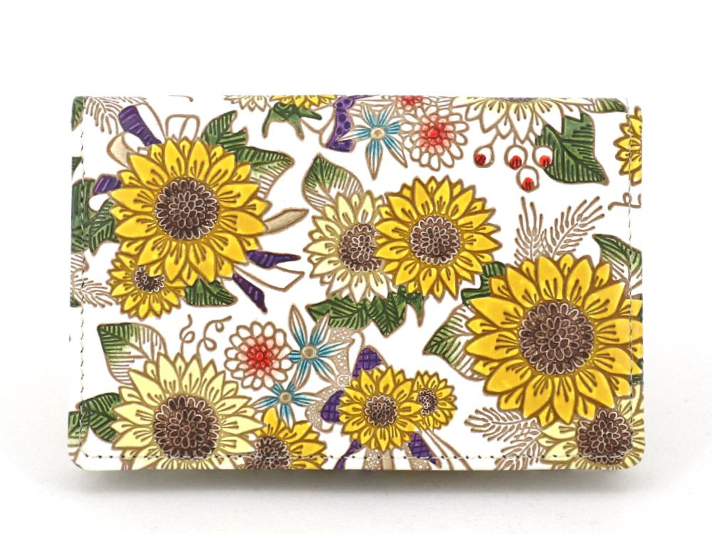 Sunflowers Double Sided Business Card Case