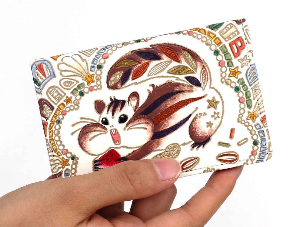 Foodie Squirrel Business Card Case