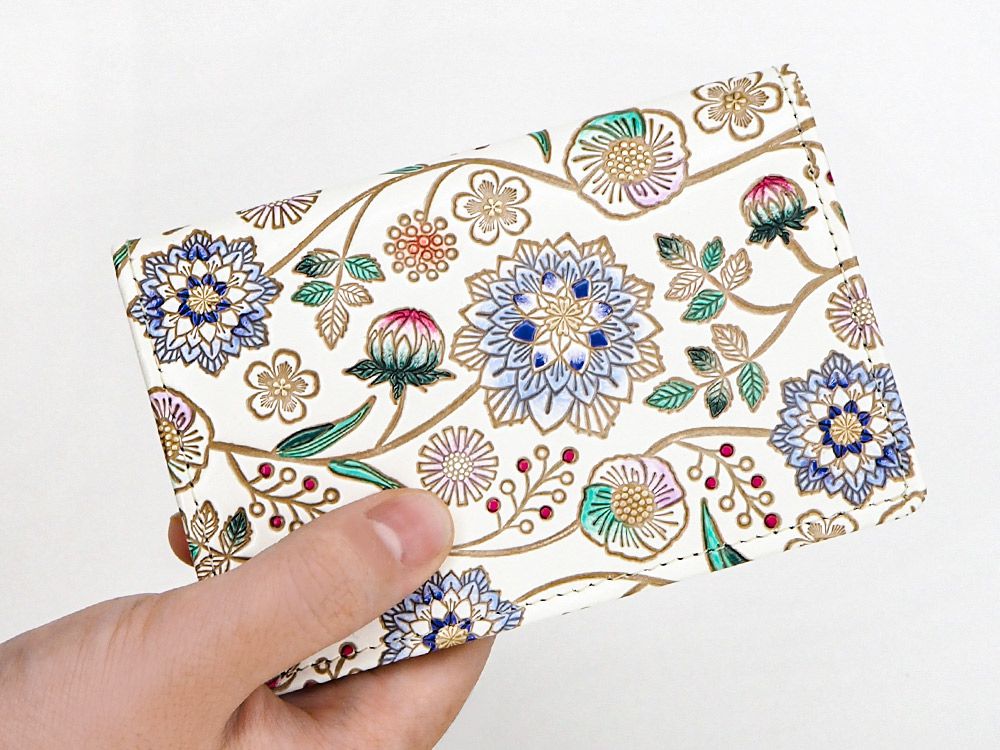 Dahlia (Cobalt Blue) Business Card Case
