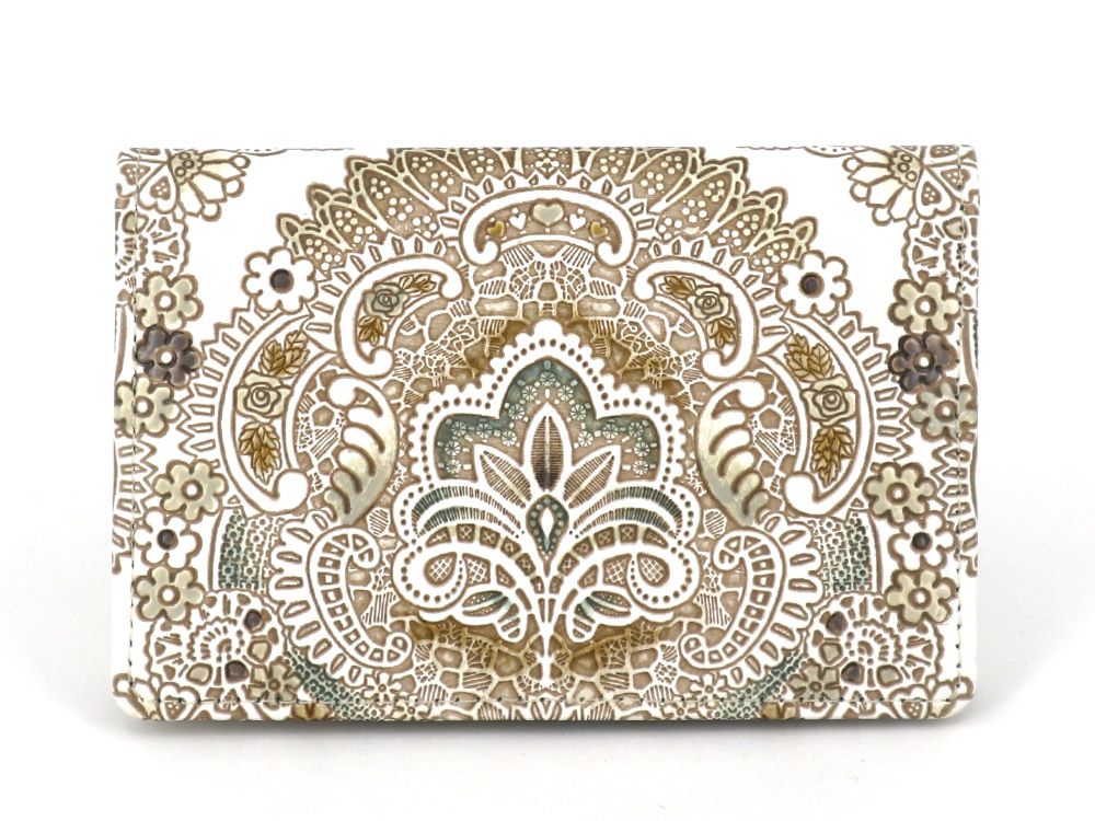 Antique Lace (Green) Business Card Case