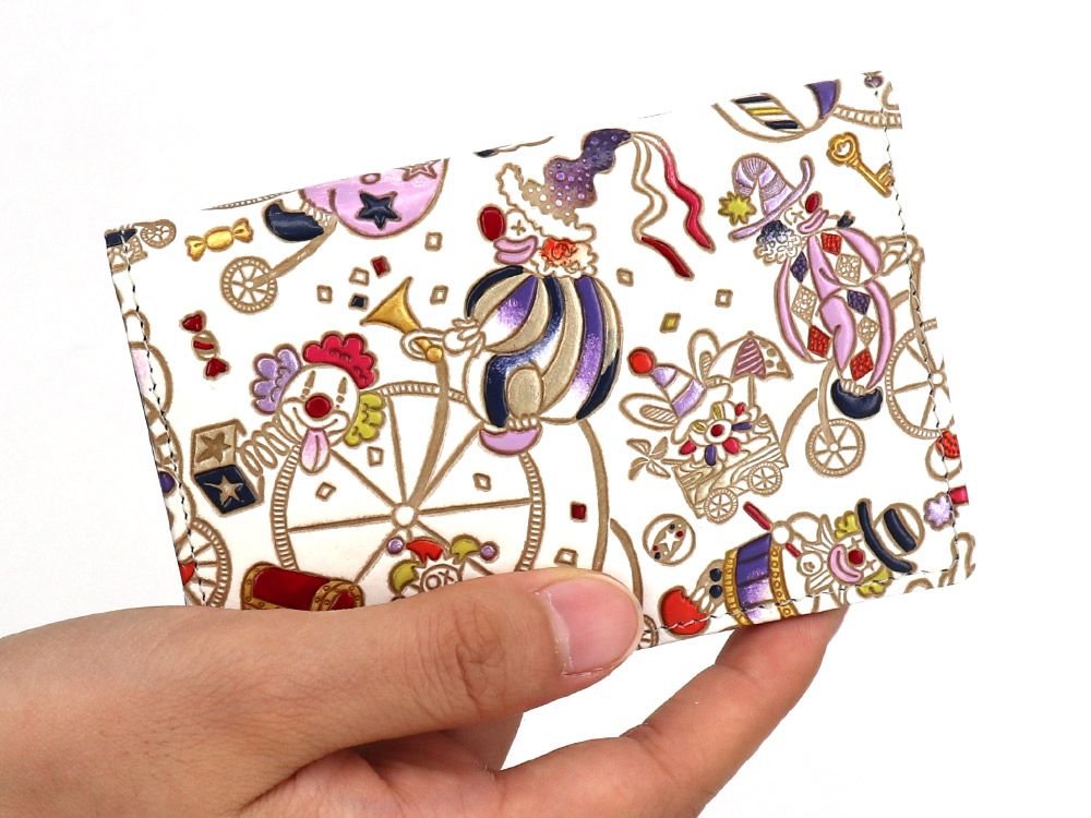 Pierrot (Purple) Business Card Case