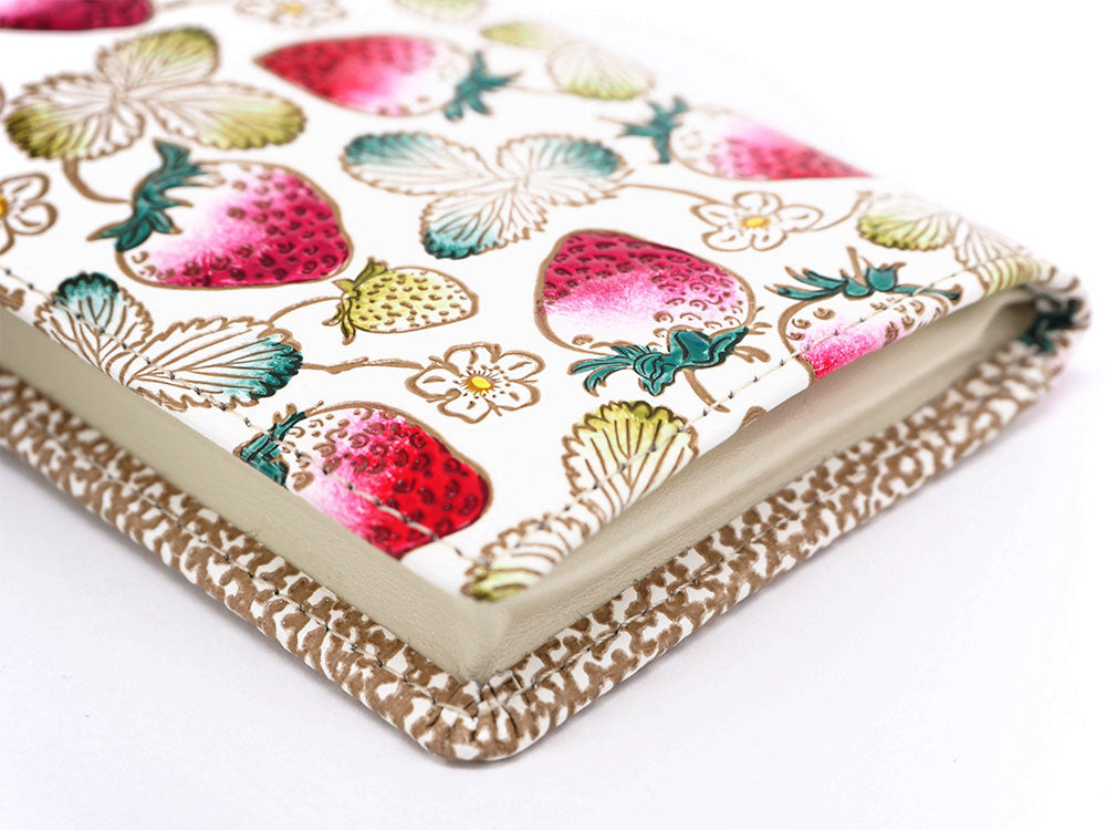 Strawberries Square Coin Purse