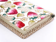 Strawberries Square Coin Purse