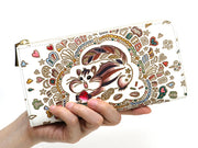 Foodie Squirrel L-shaped Long Wallet