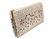 KINSHA - Persia Tiles (Pink) L-shaped Long Wallet