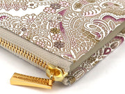 Antique Lace (Pink) L-shaped Long Wallet