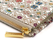 HANABISHI Traditional Flower Patterns L-shaped Long Wallet