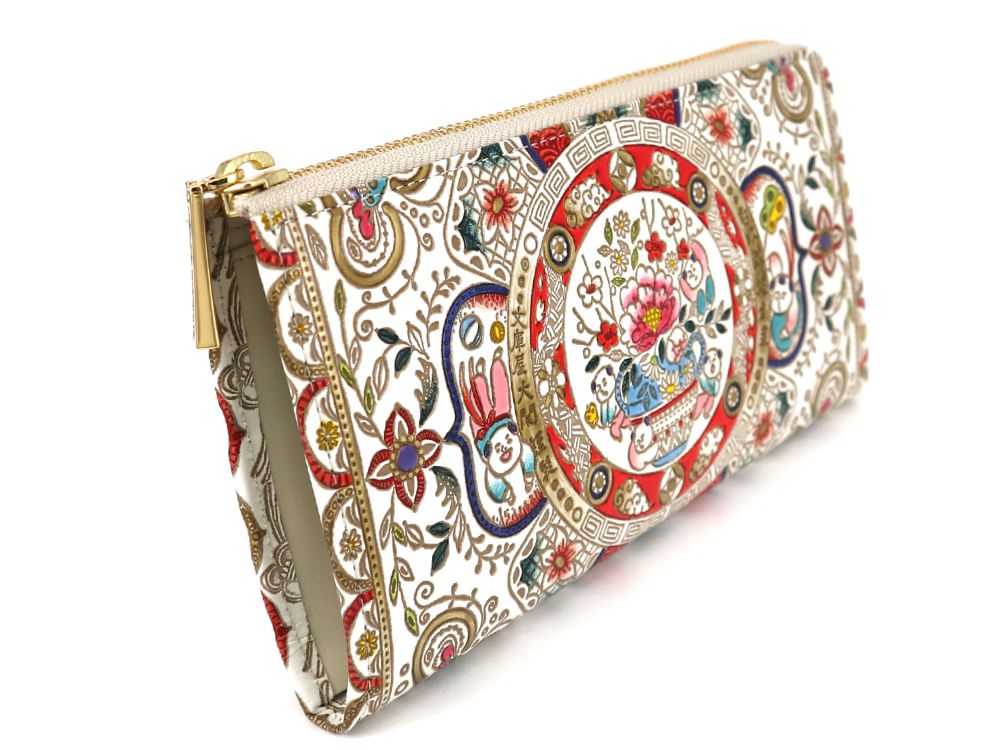 KARAKO - Chinese Dolls L-shaped Long Wallet