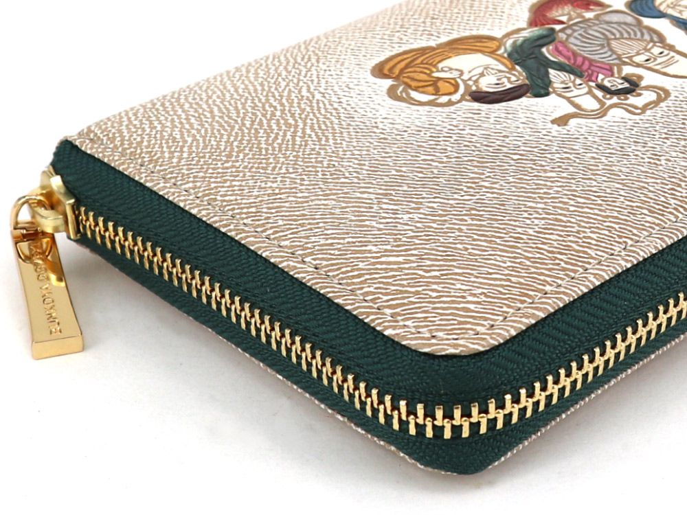 SHICHIFUKUJIN - Seven Lucky Gods Zippered Long Wallet