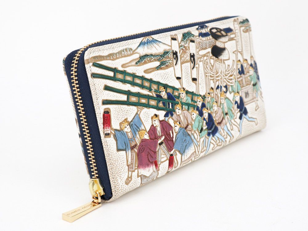 Daimyo Procession Zippered Long Wallet