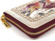 Dragon (Wine) Zippered Long Wallet