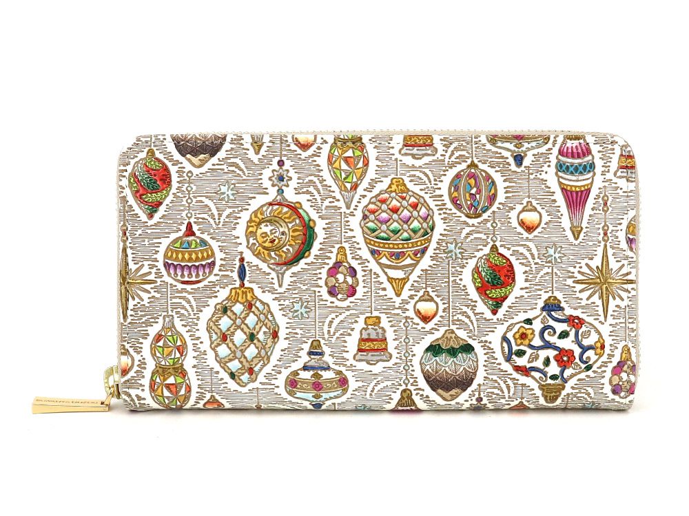 Christmas Ornaments Zippered Long Wallet
