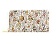 Christmas Ornaments Zippered Long Wallet