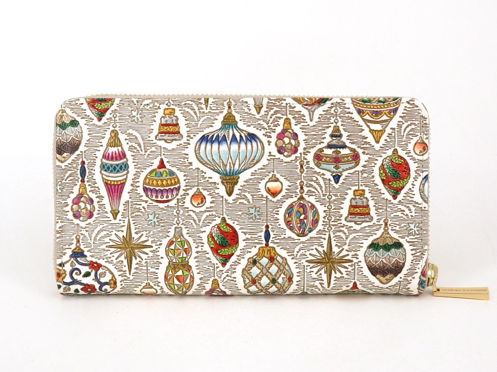 Christmas Ornaments Zippered Long Wallet
