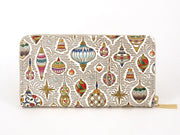 Christmas Ornaments Zippered Long Wallet