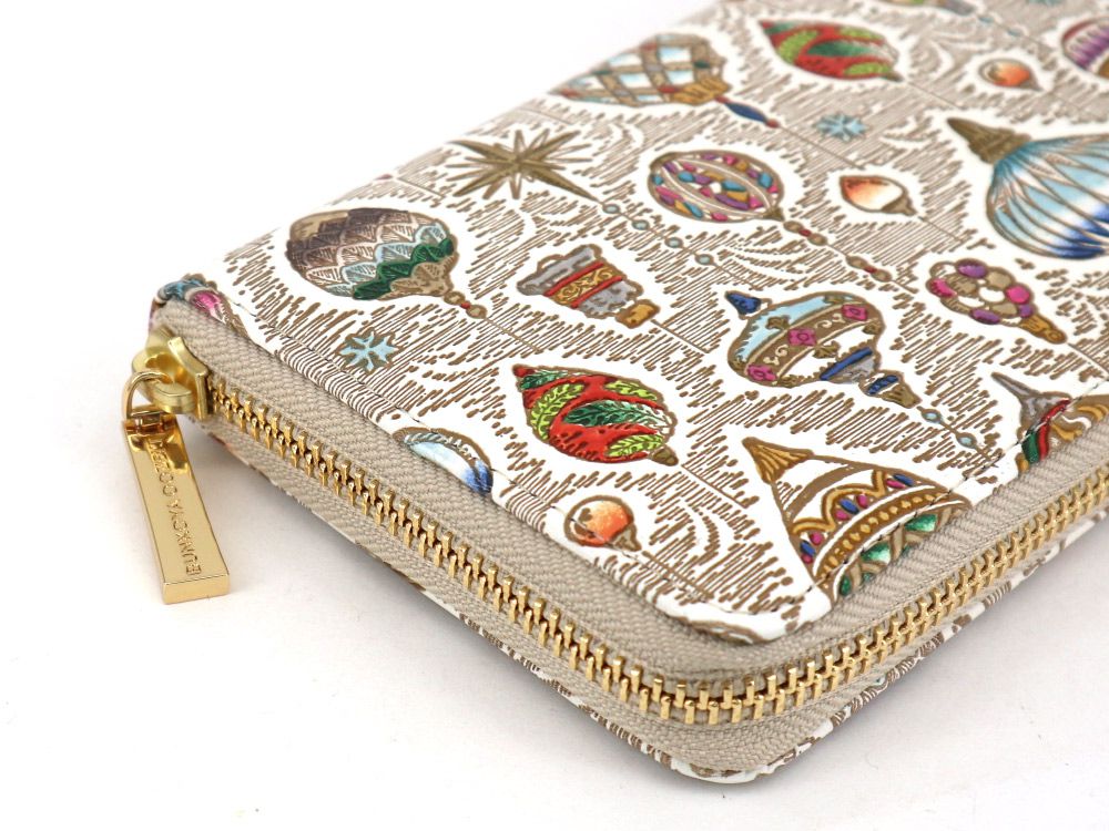 Christmas Ornaments Zippered Long Wallet