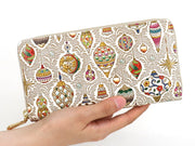 Christmas Ornaments Zippered Long Wallet