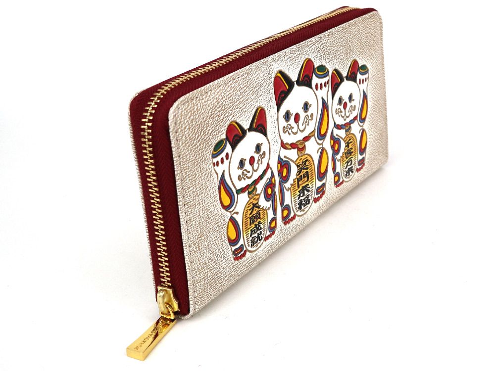 MANEKINEKO - Lucky Cat Zippered Long Wallet