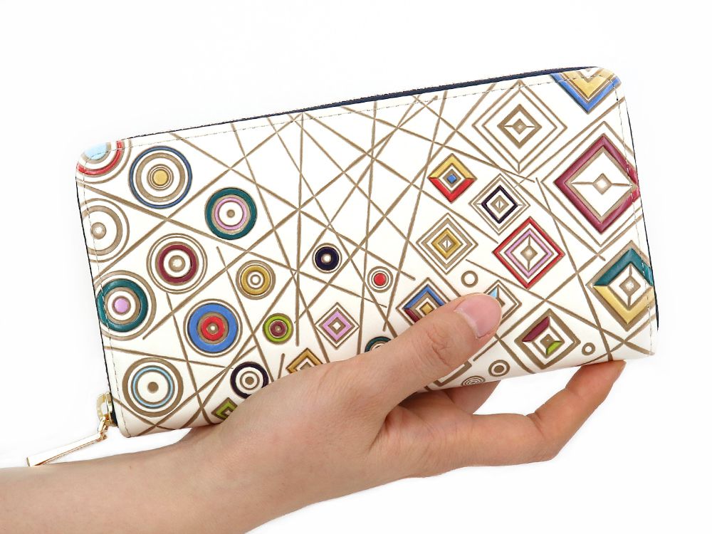 SHIBARAKU Kabuki Zippered Long Wallet