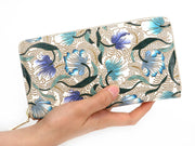 North Garden (Turquoise) Zippered Long Wallet