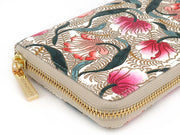 North Garden (Coral) Zippered Long Wallet