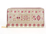 Apollo (Pink) Zippered Long Wallet