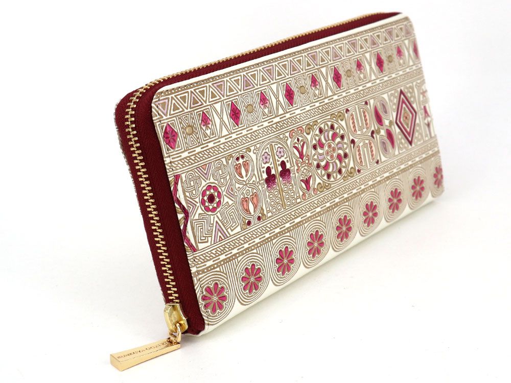 Apollo (Pink) Zippered Long Wallet