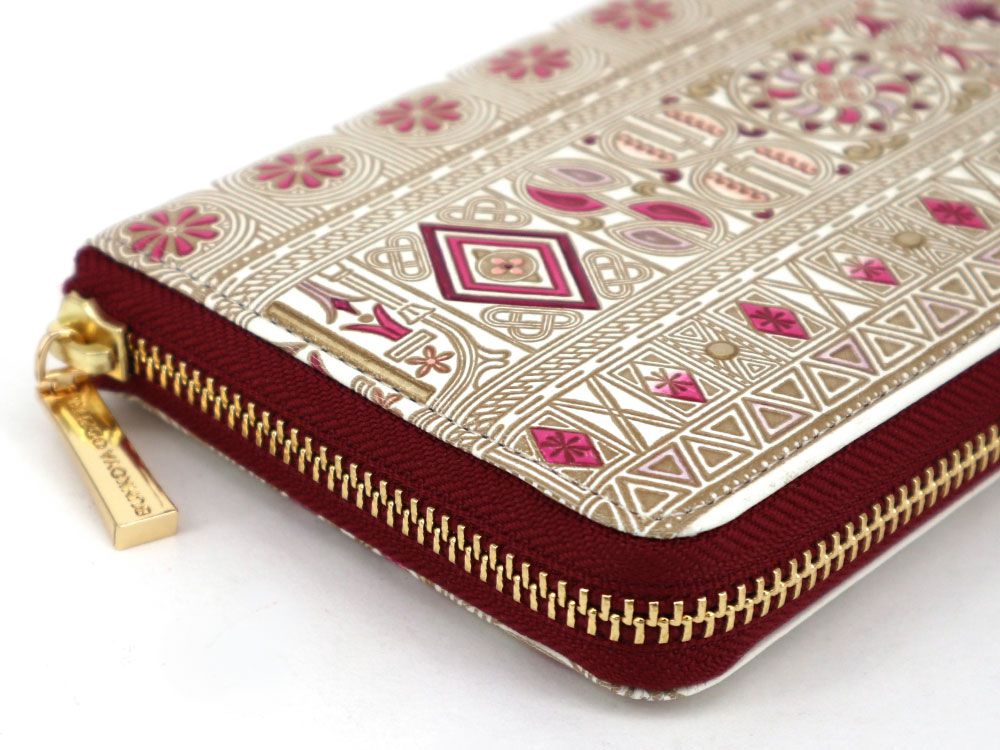 Apollo (Pink) Zippered Long Wallet
