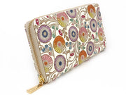 SARASAGIKU - Chrysanthemum Zippered Long Wallet