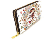 Foodie Squirrel Zippered Long Wallet