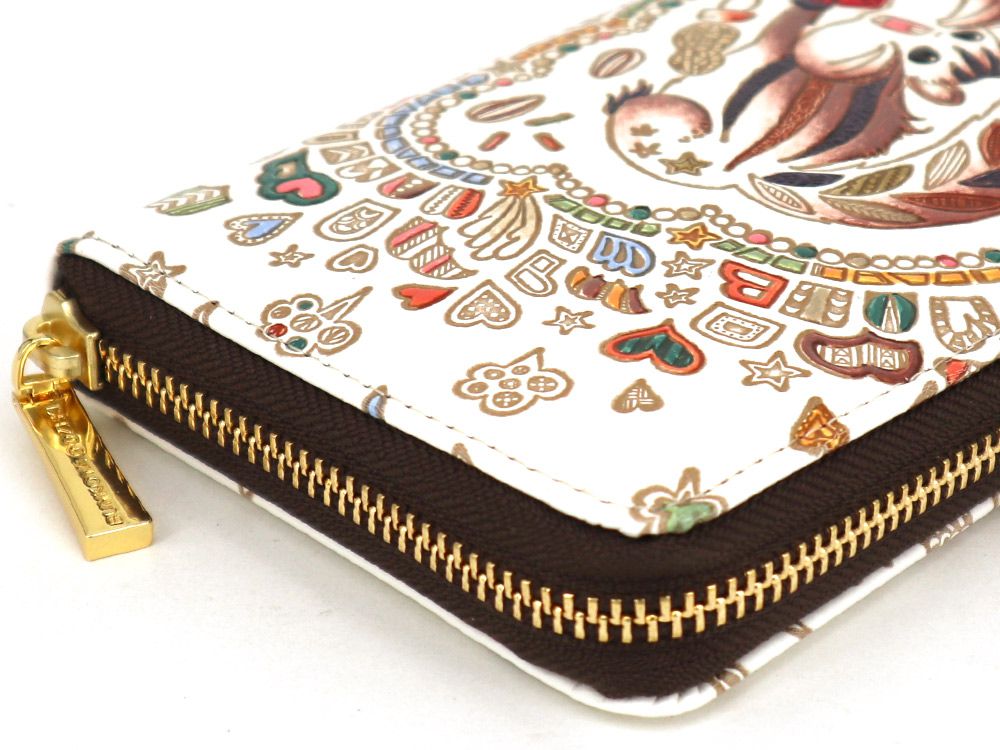 Foodie Squirrel Zippered Long Wallet