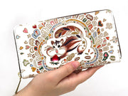 Foodie Squirrel Zippered Long Wallet