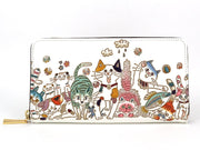 Cats Zippered Long Wallet