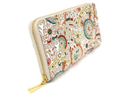 Camouflaged Cats Zippered Long Wallet